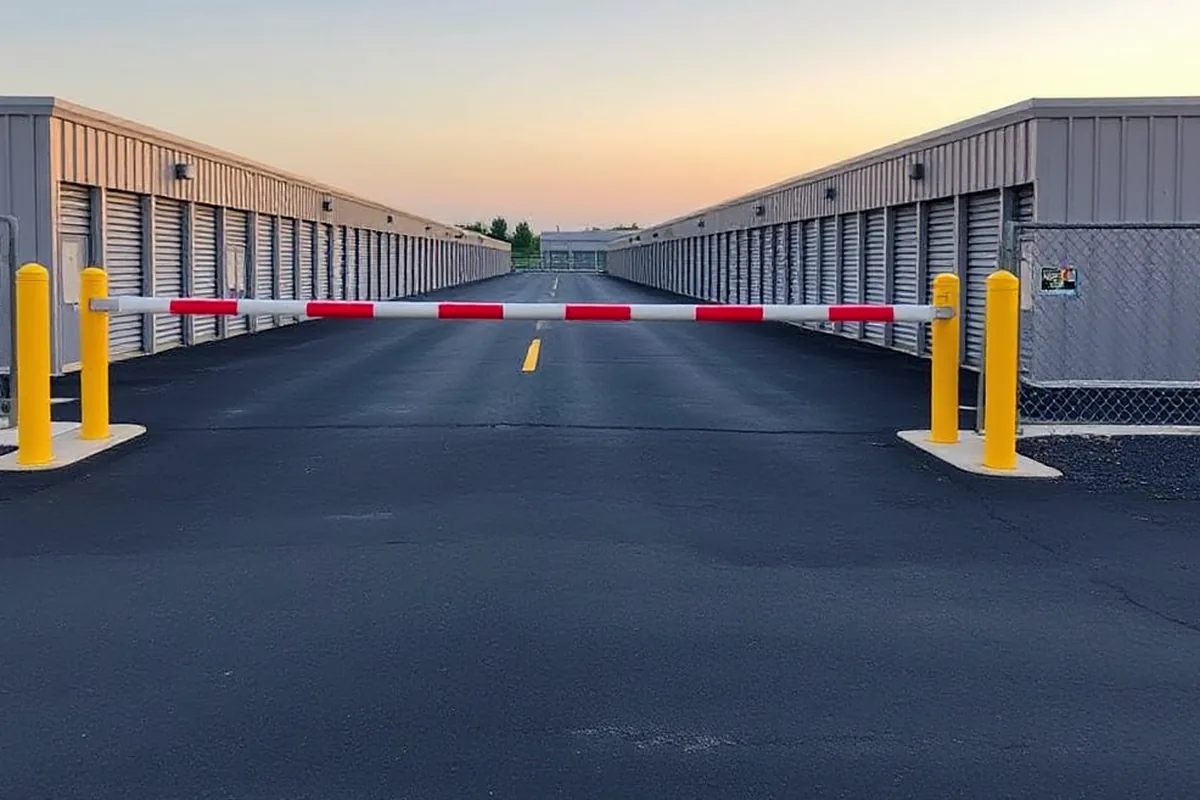 Въезд и КПП — склад «Свой бокс»